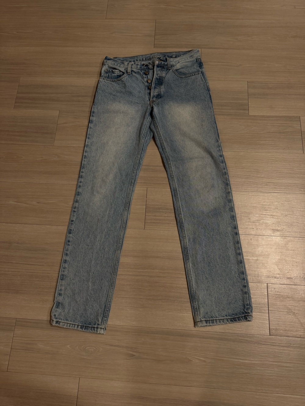 Brandy Melville Light Blue Straight Leg Jeans